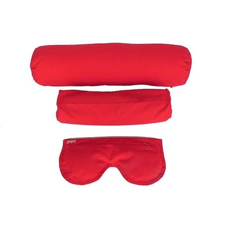 Peach Blossom Yoga Peach Blossom Yoga 11002 3 Piece Meditation Kit For Yoga - Red 11002-A7